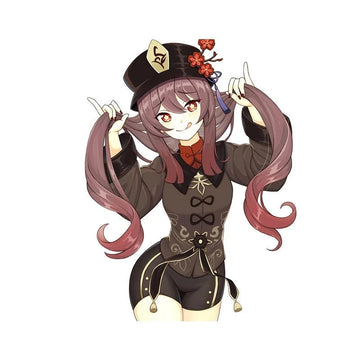 Genshin Impact 'Hu Tao | Posing' Vinyl Car Sticker