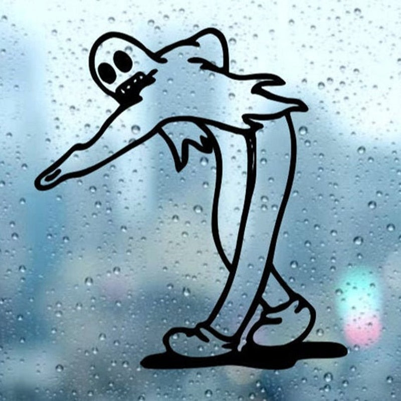 Betty Boop 'Koko the Clown | Dancing Ghost' Vinyl Car Sticker