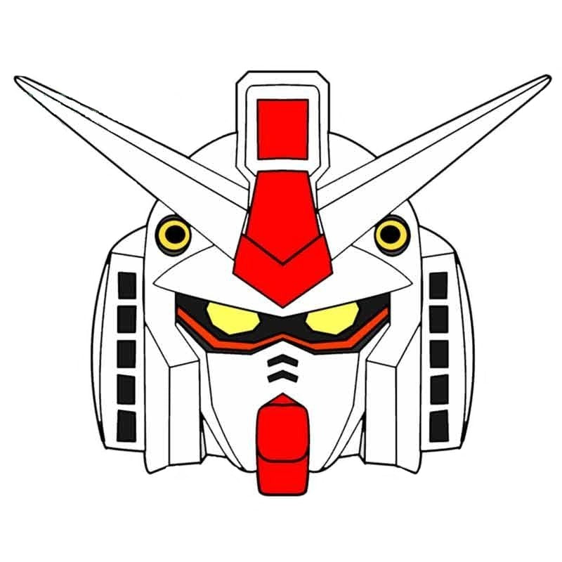 Mobile Suit 'RX-78-2 Gundam | Head' Vinyl Car Sticker
