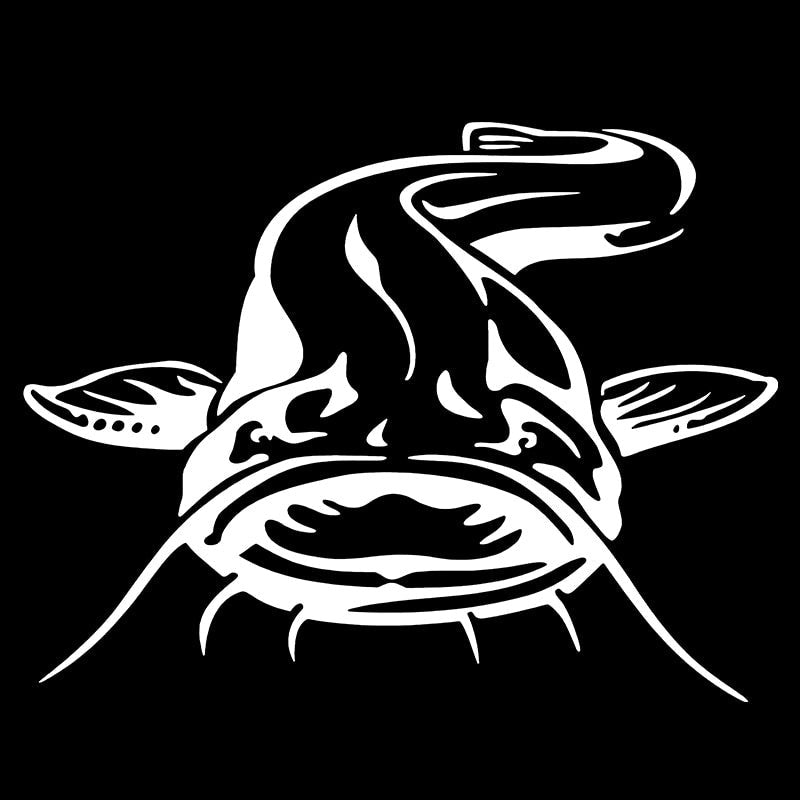 Flathead Catfish Vinyl Car Sticker