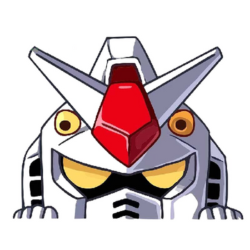 Mobile Suit 'RX-78-2 Gundam | Peeping' Vinyl Car Peeker Sticker