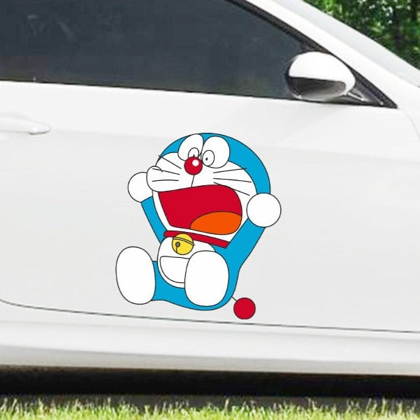 Doraemon 'Yelling | Right' Vinyl Car Sticker