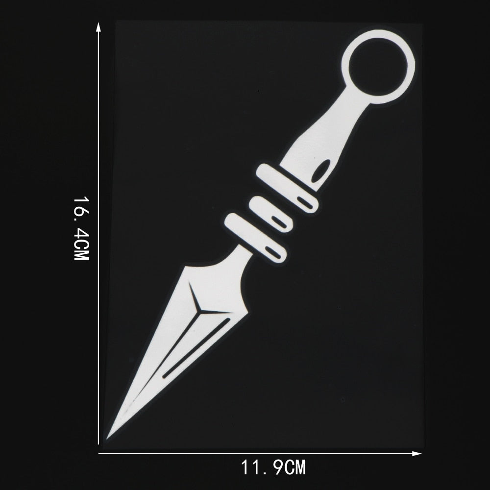 Naruto 'Kunai Weapon' Vinyl Car Sticker