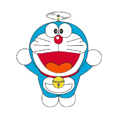 Doraemon 'Flying | Right' Vinyl Car Sticker