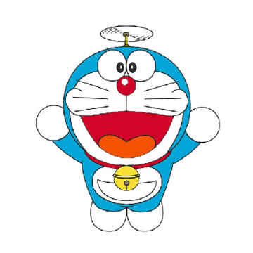 Doraemon 'Flying | Right' Vinyl Car Sticker