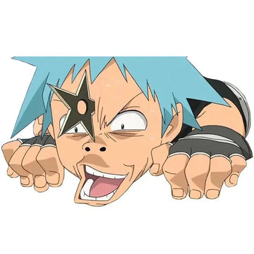Soul Eater 'Black Star | Funny Face' Vinyl Car Sticker