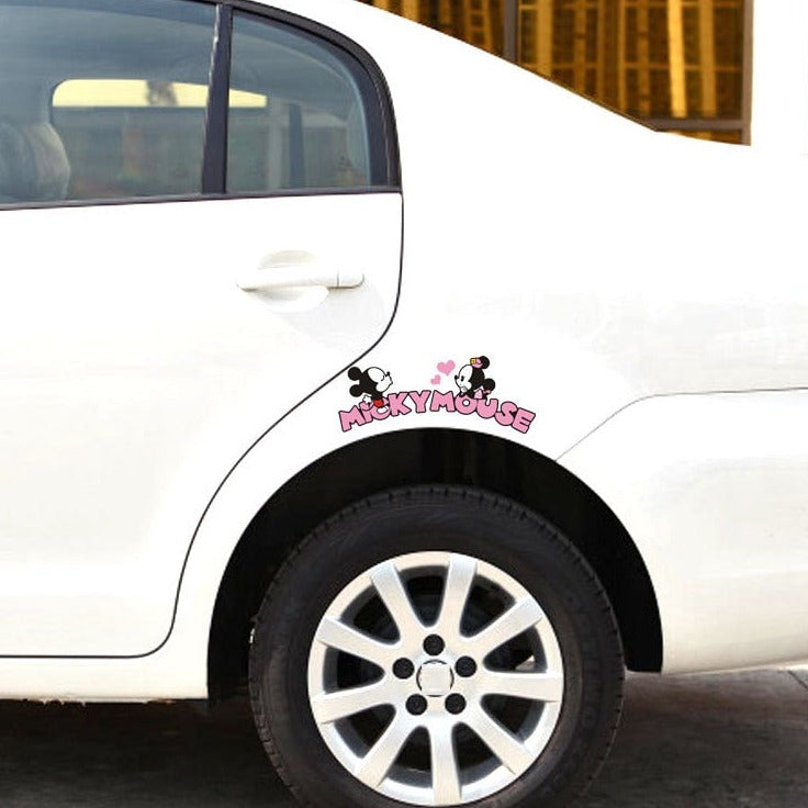 Micky Mouse 'Mickey And Minnie | In Love | 2.0' Vinyl Car Sticker