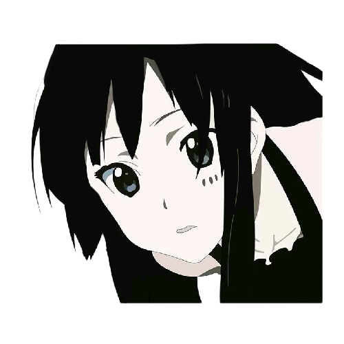 K-On! 'Mio Akiyama' Vinyl Car Peeker Sticker