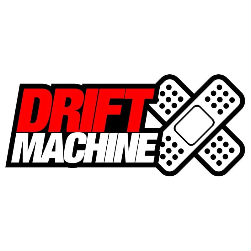 Drift Machine 'Colored Band-aids' Vinyl Car Sticker
