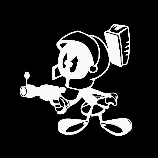 Looney Tunes 'Marvin the Martian' Vinyl Car Sticker