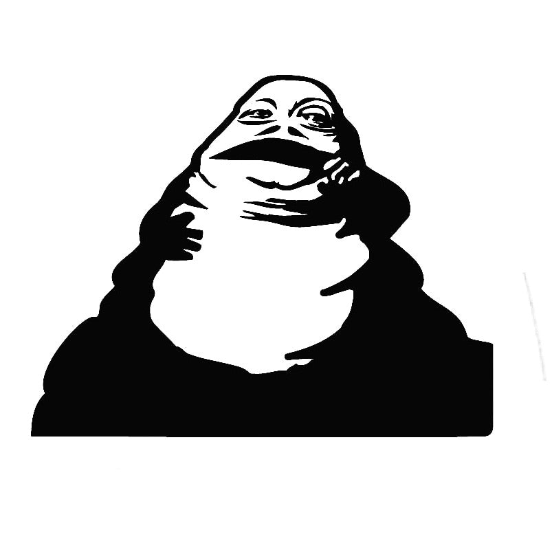 Star Wars 'Jabba the Hutt' Vinyl Car Sticker