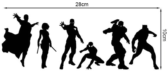 The Avengers 'Superheroes Portrait | 2.0' Vinyl Car Sticker