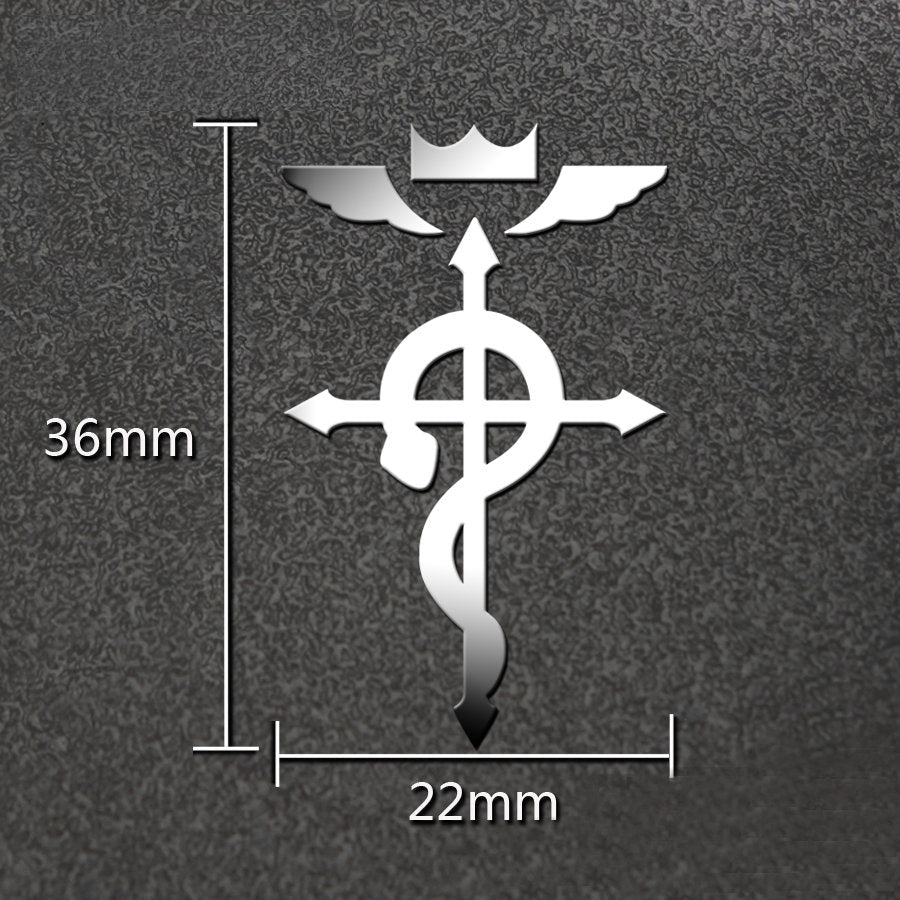 Fullmetal Alchemist 'Flamel Symbol' Metal Car Sticker