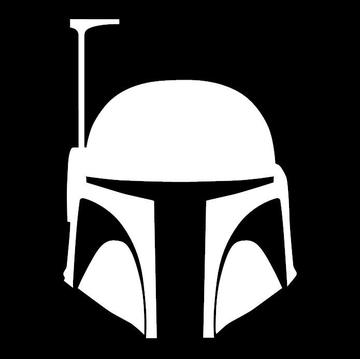 Star Wars 'Boba Fett Helmet | 2.0' Vinyl Car Sticker