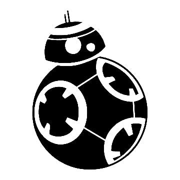 Star Wars 'BB-8 Droid' Vinyl Car Sticker