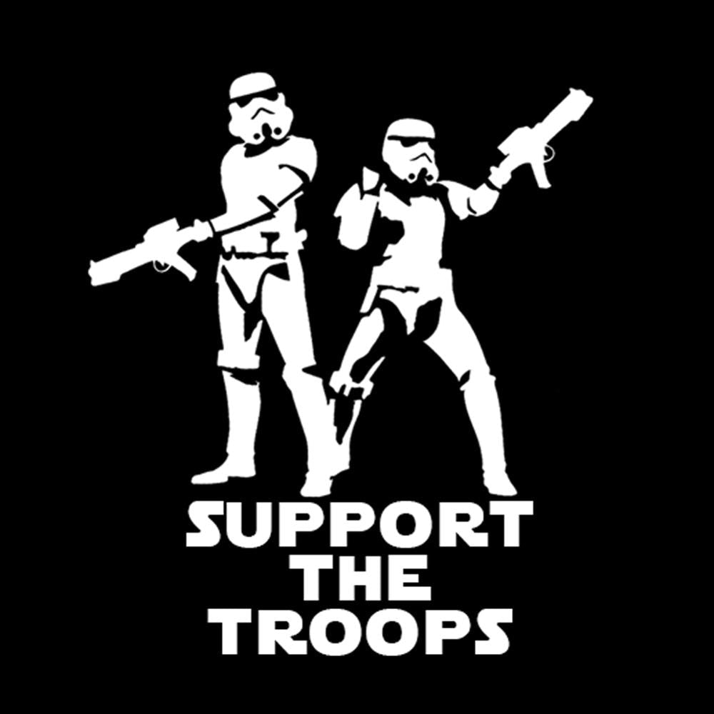 Star Wars 'Support The Troops' Vinyl Car Sticker