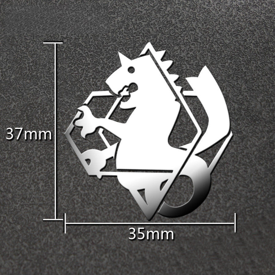 Fullmetal Alchemist 'Amestris Emblem' Metal Car Sticker