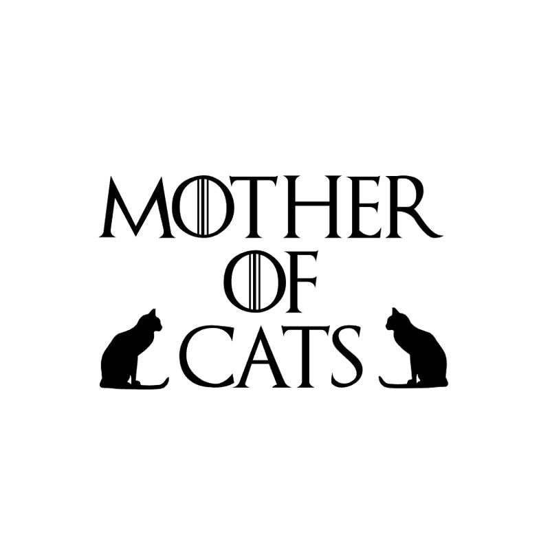 Game of Thrones 'Mother of Cats' Vinyl Car Sticker