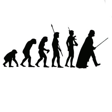 Star Wars 'The Evolution of Darth Vader' Vinyl Car Sticker