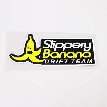 Funny 'Slippery Banana Drift Team' Vinyl Car Sticker