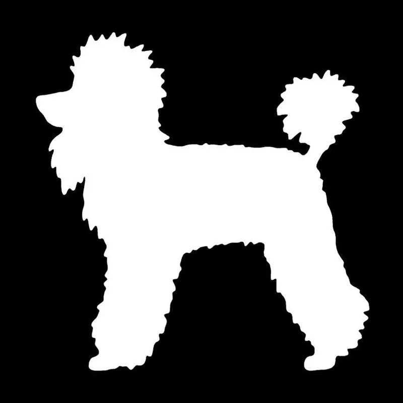 Poodle Dog Vinyl Car Sticker