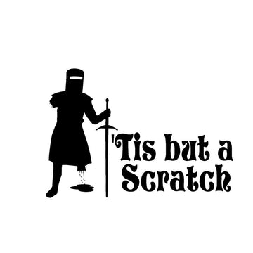 Monty Python and the Holy Grail 'Black Knight | Tis But A Scratch' Vinyl Car Sticker