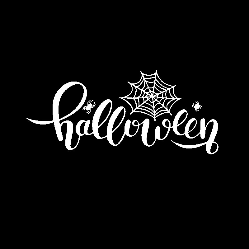 Halloween 'Spider Web' Vinyl Car Sticker