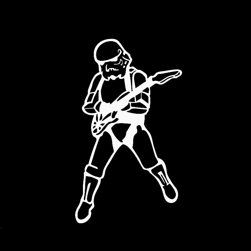 Star Wars 'Stormtrooper | Playing Guitar' Vinyl Car Sticker