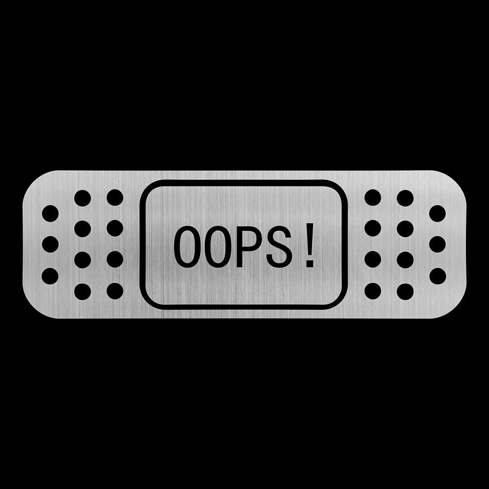 Cool 'Oops! Bandage' Vinyl Car Sticker