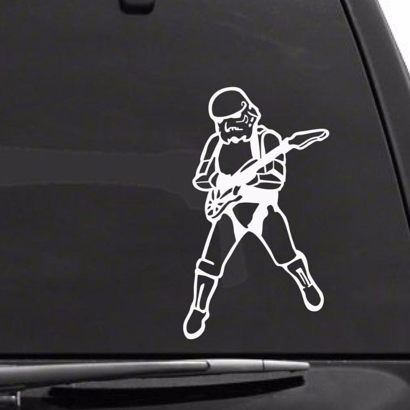 Star Wars 'Stormtrooper | Playing Guitar' Vinyl Car Sticker