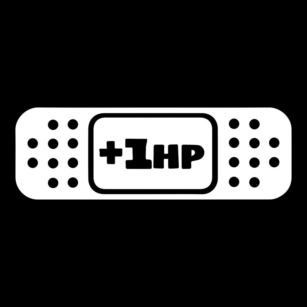 Cool '+1HP Bandage' Vinyl Car Sticker