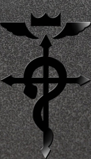 Fullmetal Alchemist 'Flamel Symbol' Metal Car Sticker