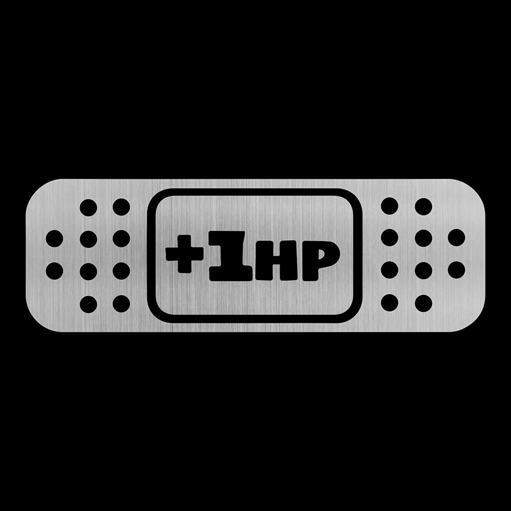 Cool '+1HP Bandage' Vinyl Car Sticker