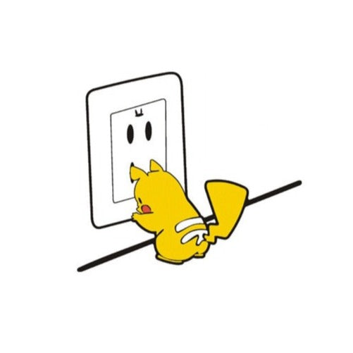 Pokemon 'Pikachu Plug | Socket' Vinyl Car Sticker