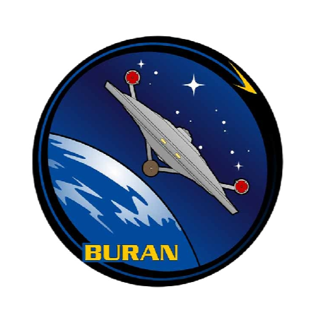 Star Trek 'Buran' Vinyl Car Sticker