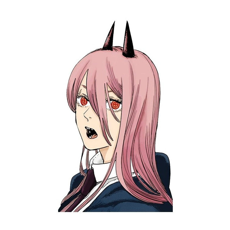 Chainsaw Man 'Power | Open Mouth' Vinyl Car Sticker