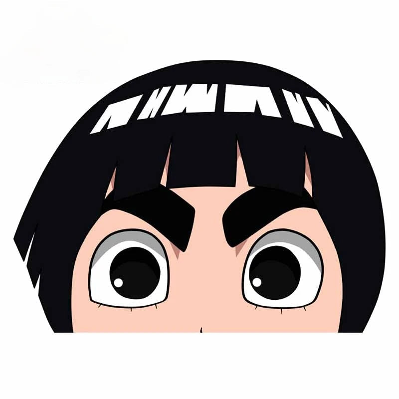 Naruto 'Rock Lee | Big Eyes 1.0' Vinyl Car Peeker Sticker