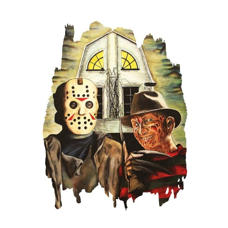 Halloween 'Jason Voorhees And Freddy Krueger' Vinyl Car Sticker
