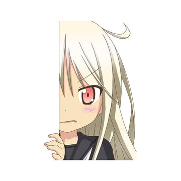 KanColle 'Kikuzuki | Shy' Vinyl Car Peeker Sticker