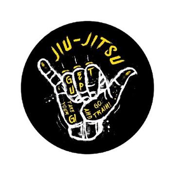 Jiu-Jitsu 'Go Train! | Hang Loose Hand' Vinyl Car Sticker