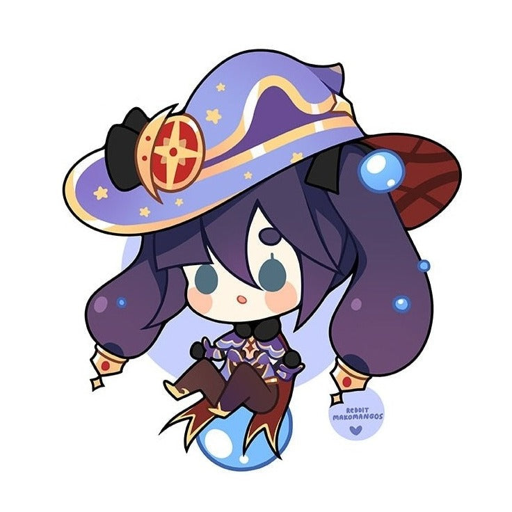 Genshin Impact 'Mona | Sitting On Bubble' Vinyl Car Sticker