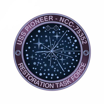 Star Trek 'USS Pioneer | Restoration Task Force' Vinyl Car Sticker