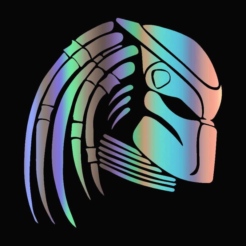 Predator 'Predator Mask | Side View | 2.0' Vinyl Car Sticker