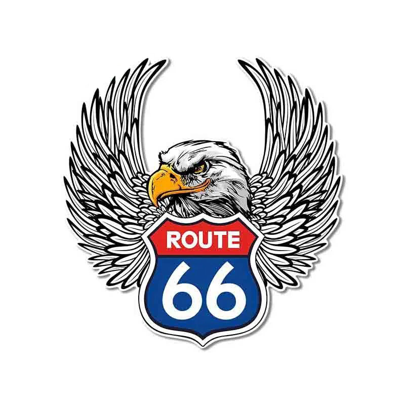 Eagle 'Route 66' Vinyl Car Sticker