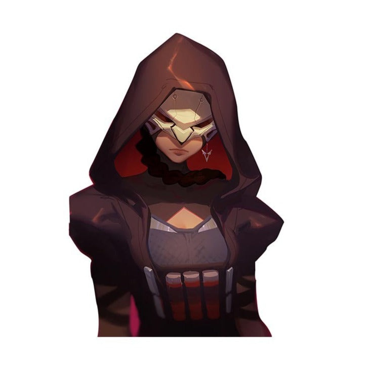 Overwatch 'Female Reaper' Vinyl Car Sticker