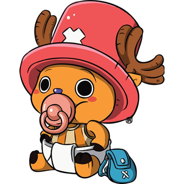 One Piece 'Baby Tony Tony Chopper | Sucking Pacifier' Vinyl Car Sticker