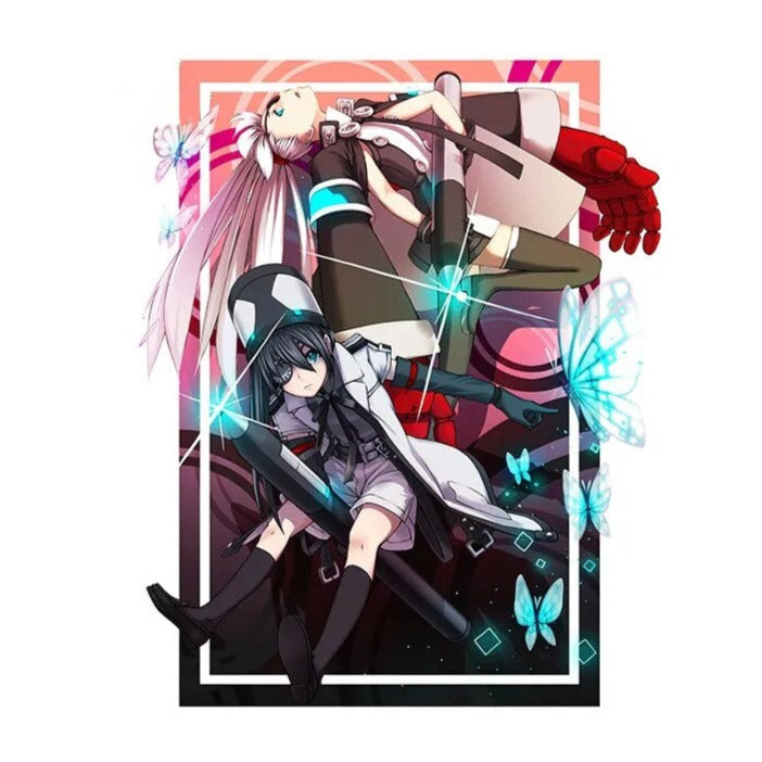 Black Butler 'Ciel and Pink Girl Hair' Vinyl Car Sticker