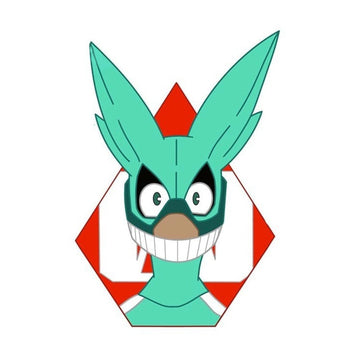 My Hero Academia 'Deku Mask' Vinyl Car Sticker