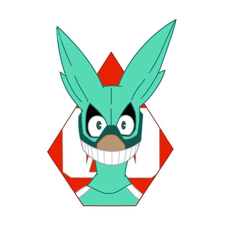 My Hero Academia 'Deku Mask' Vinyl Car Sticker