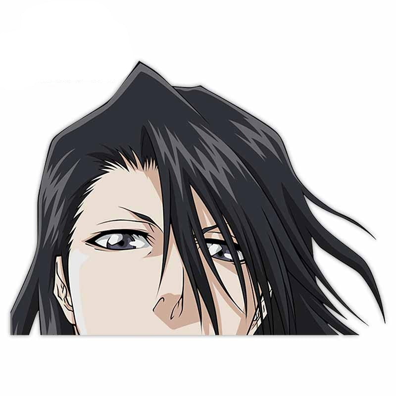 Bleach 'Byakuya Kuchiki | Serious' Vinyl Car Peeker Sticker